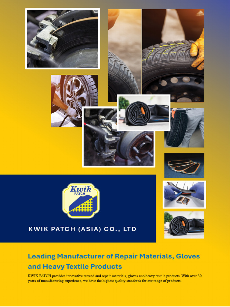 Tire Repair Materials and Products | PDF | Mechanical Engineering ...