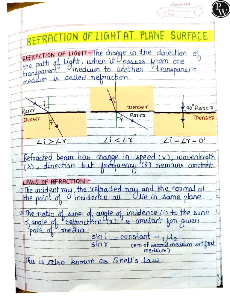 68c29c6fed2efec013037aab - ## - Light: Handwritten Notes - PDF Only ...