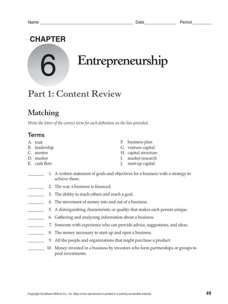 PBMF Chapter 6 | PDF | Area | Entrepreneurship
