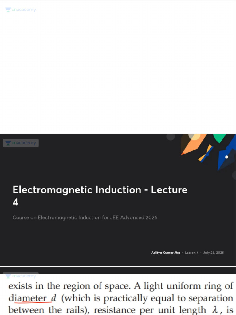 Electromagnetic Induction Lecture 4 With Anno | PDF