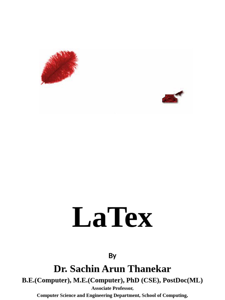 Latex Presentation | PDF | Computing | Software