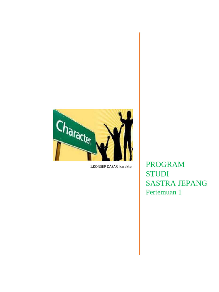 Konsep Dasar Karakter dalam Pendidikan | PDF