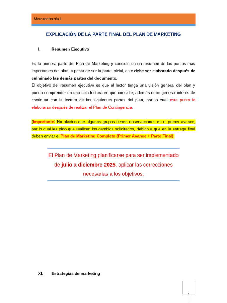 Plan de Marketing: Estrategias y KPI | PDF | Marketing | Publicidad