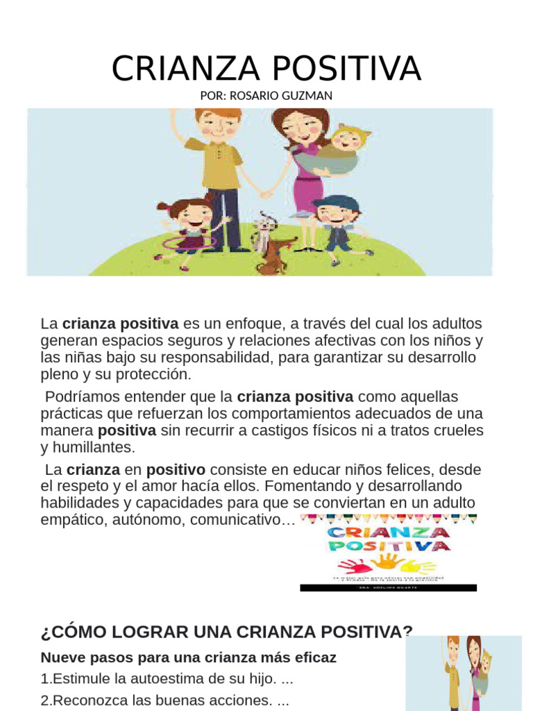 Guía de Crianza Positiva para Padres | PDF | Comportamiento | Adultos