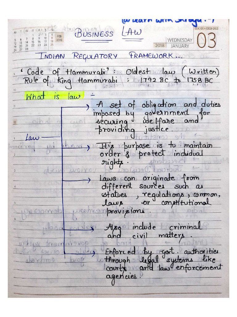 Indian Regulatory Framework Notes | PDF