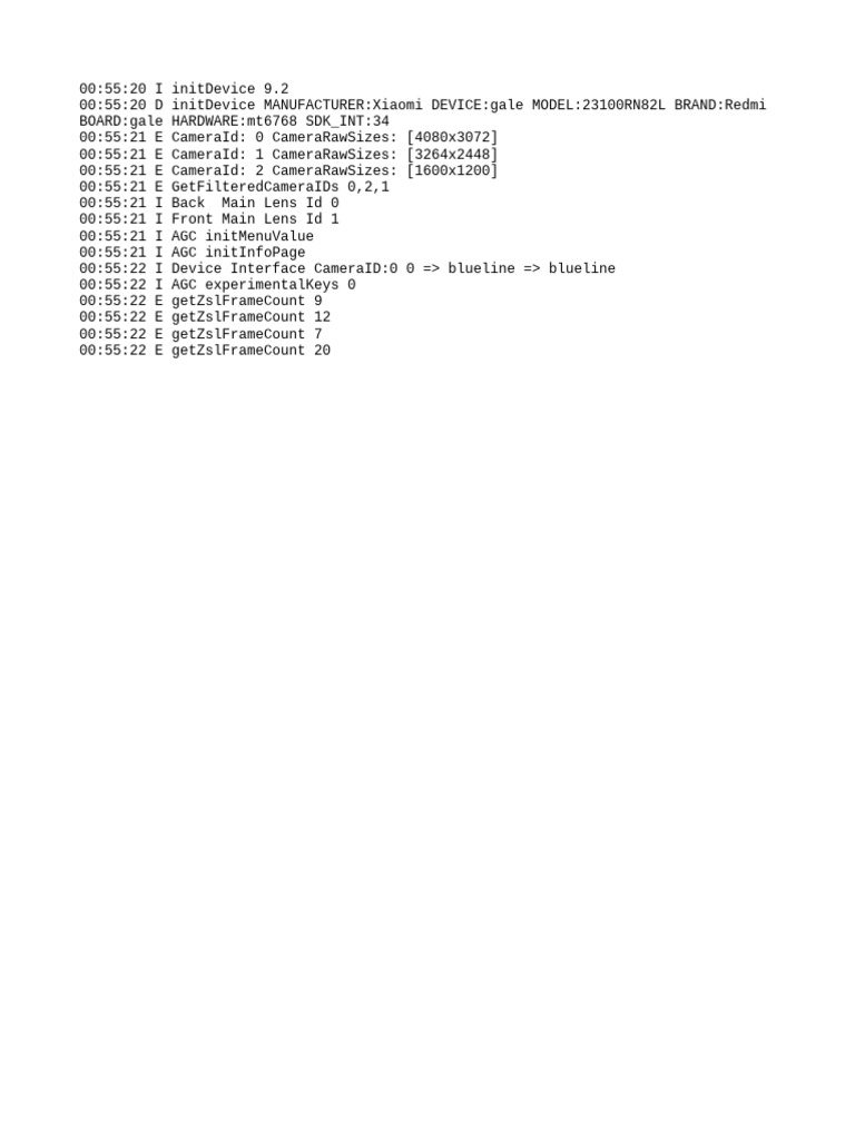 Xiaomi Redmi Camera Specifications | PDF