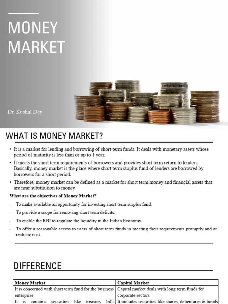 Understanding Money Market Basics | PDF | Repurchase Agreement | Money ...