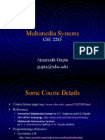 CSE 228F Multimedia Systems Course Details