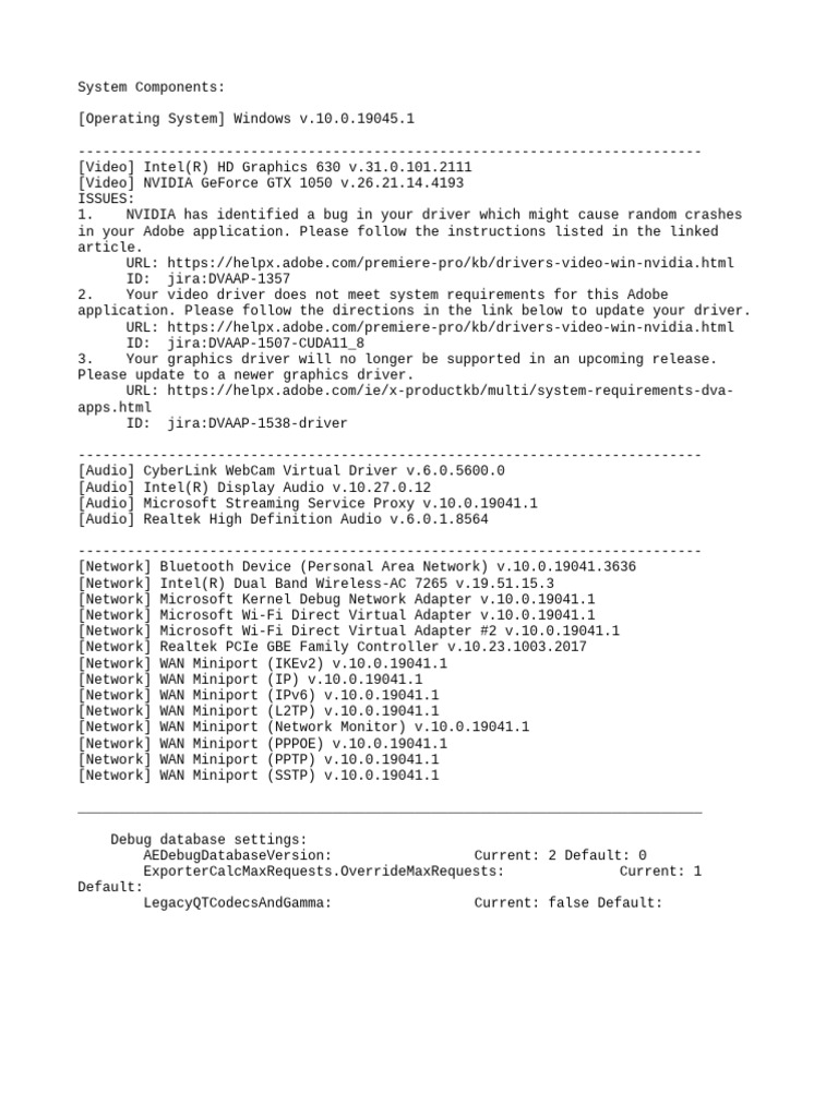 System Compatibility Report | PDF