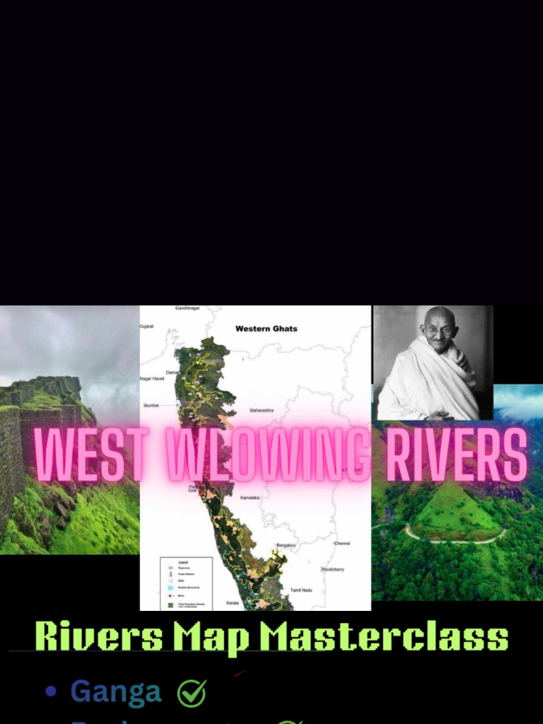 Class 5 West Flowing Rivers Class Notes | PDF