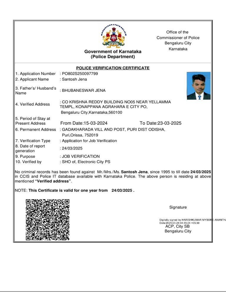 Police Verification Certificate | PDF | Chess Openings | Chess
