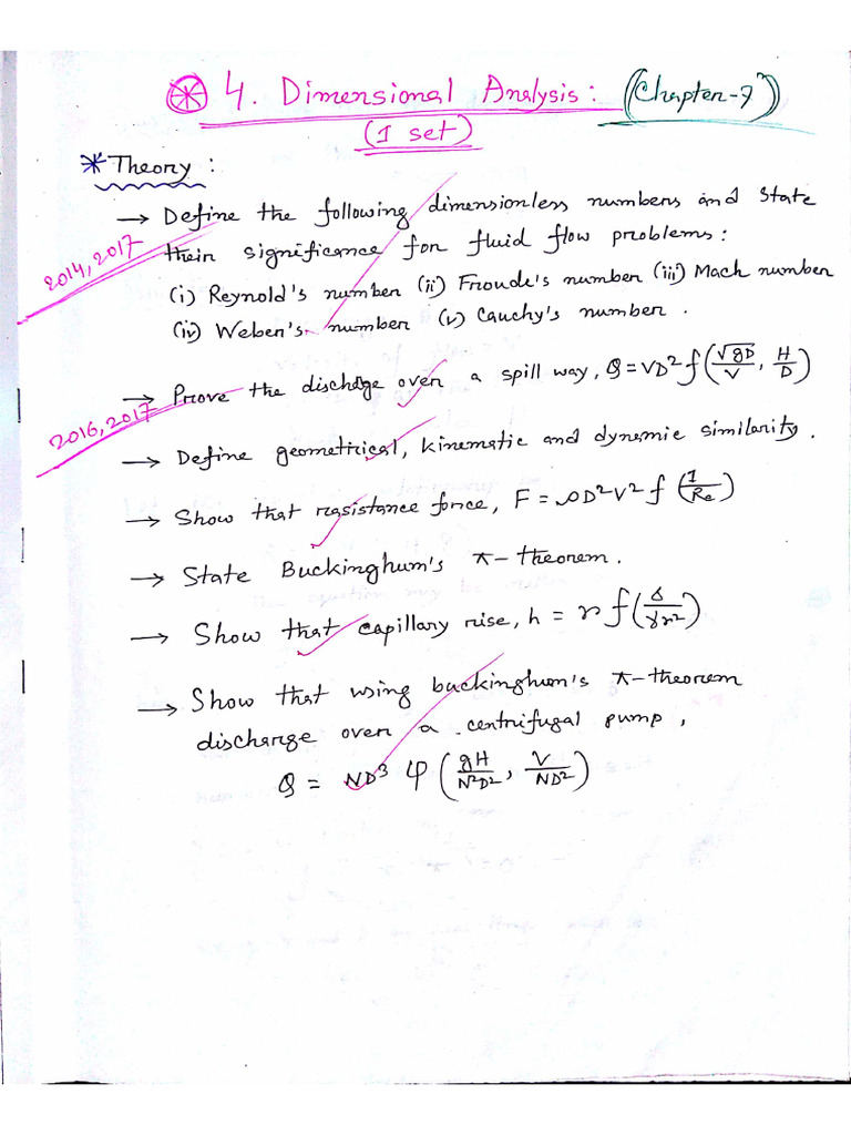 Dimensional Analysis Cotha | PDF