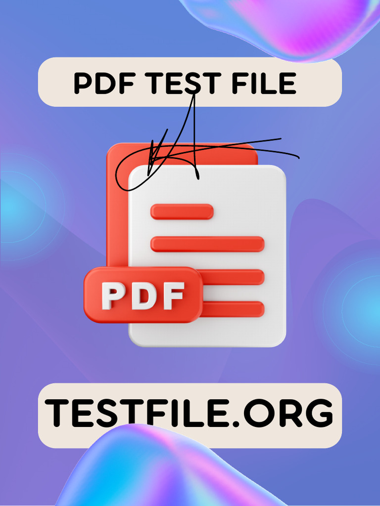 PDF Test File from Testfile.org | PDF