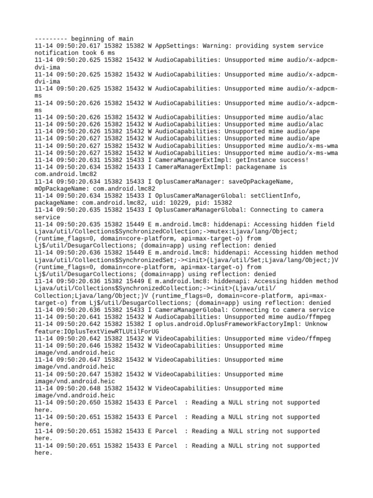 Log Cat 1763103020510 | PDF | Computing | Computer Engineering