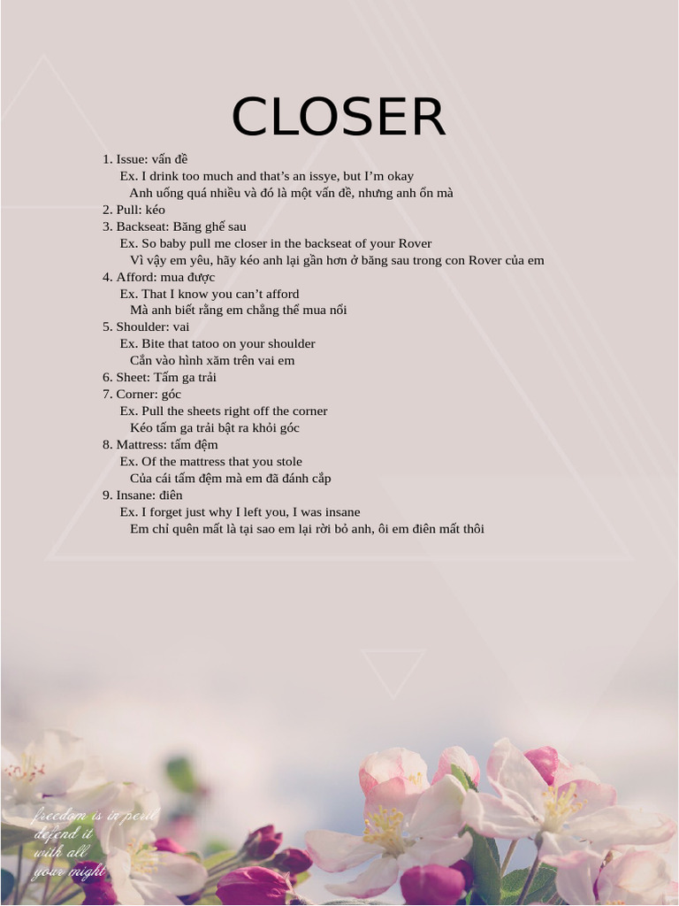 Closer | PDF