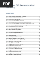 Openquant Faq (Frequently Asked Questions) : Table of Content