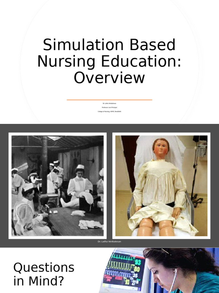 Simulation-Based Nursing Education Overview | PDF | Simulation | Nursing