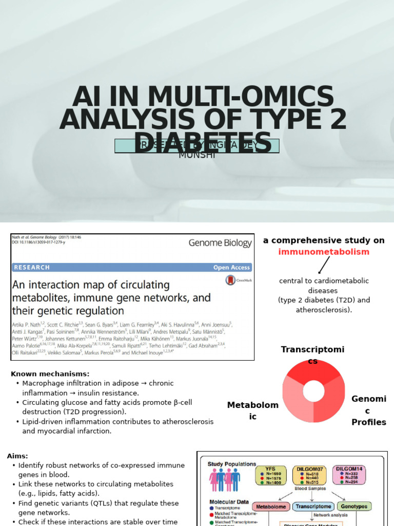 AI-Driven Multi-Omics in Type 2 Diabetes | PDF | Metabolomics ...