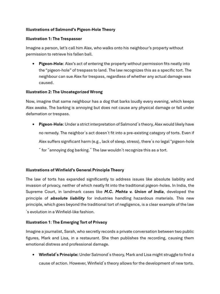 Pigeon-Hole Theory and Winfield's General Principle Theory ...