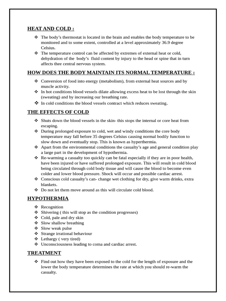 Effects of Temperature on Human Health and Microbial Growth | PDF ...