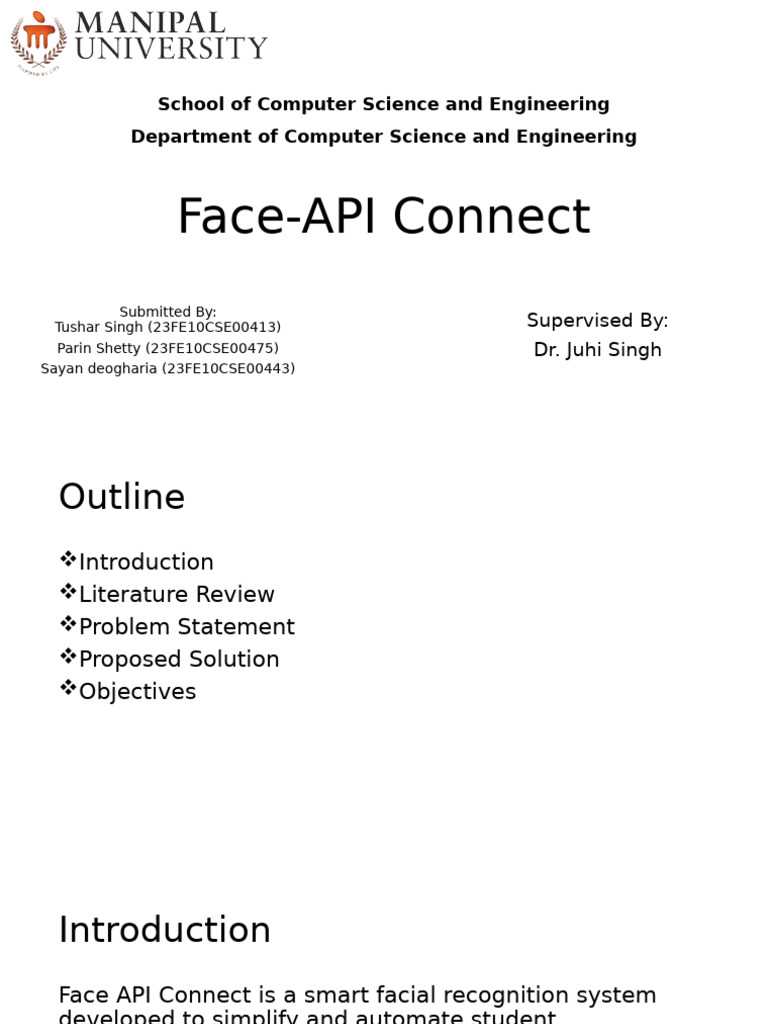 Smart Facial Recognition for Students | PDF | Databases | Usability