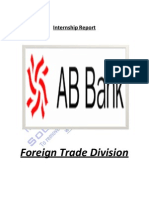 AB Bank's Foreign Trade Division Report
