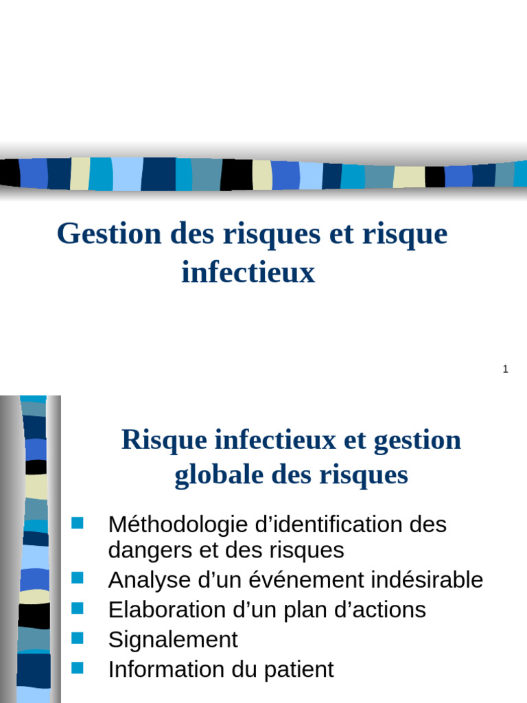 Gestion des risques infectieux en santé | PDF | Risque | Gestion des ...