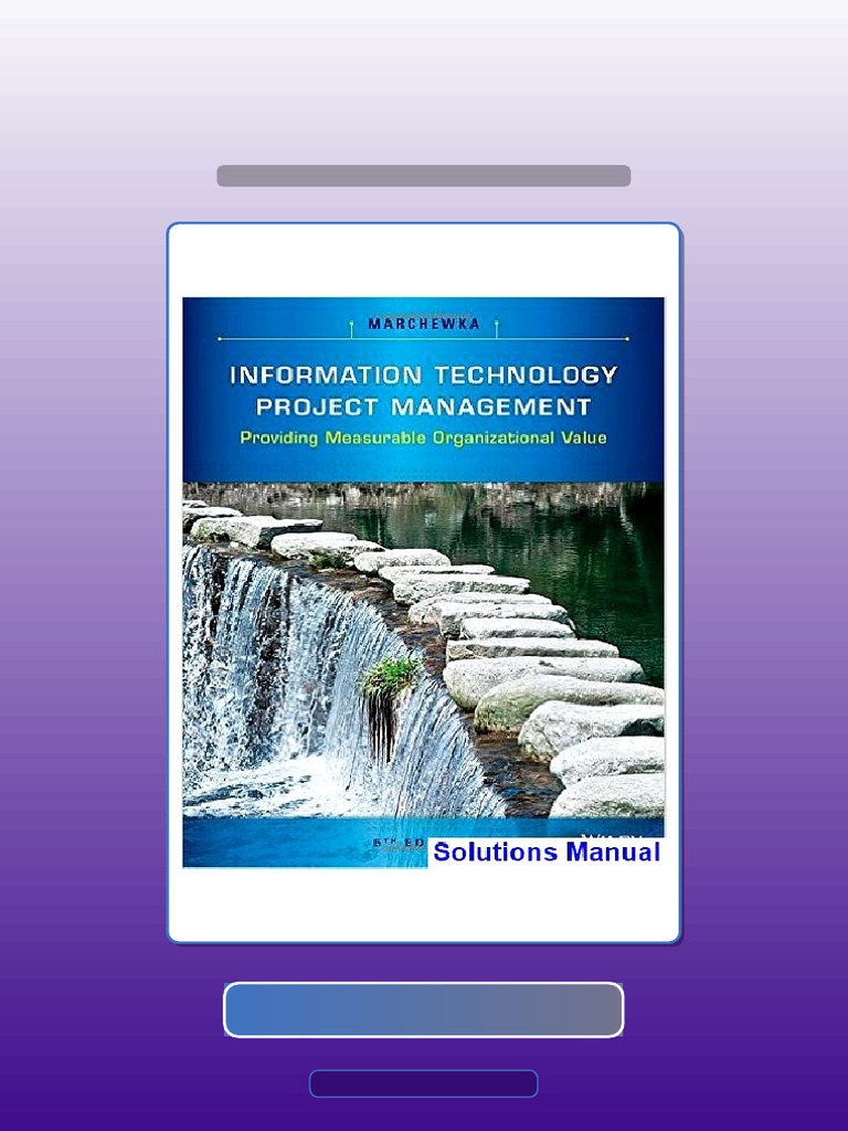 Answers for Information Technology Project Management Providing ...
