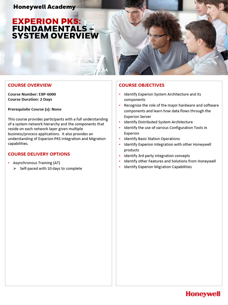EXP 6000 Experion PKS Fundamentals System Overview | PDF