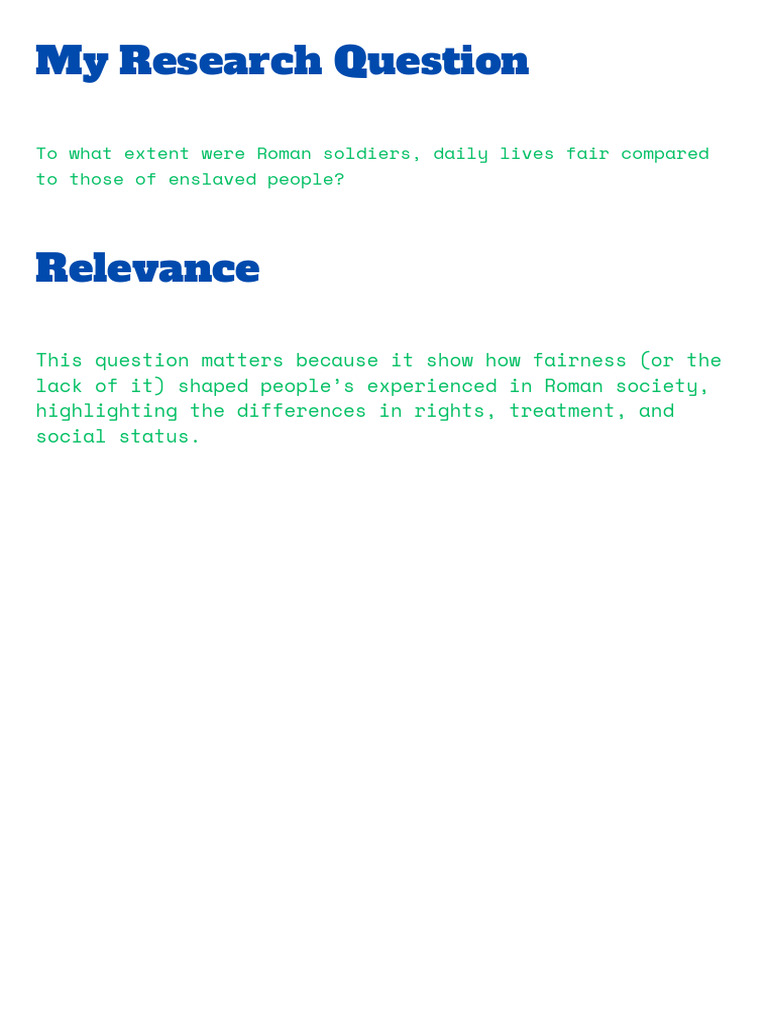 My Research Question Final Draft.pdf | PDF