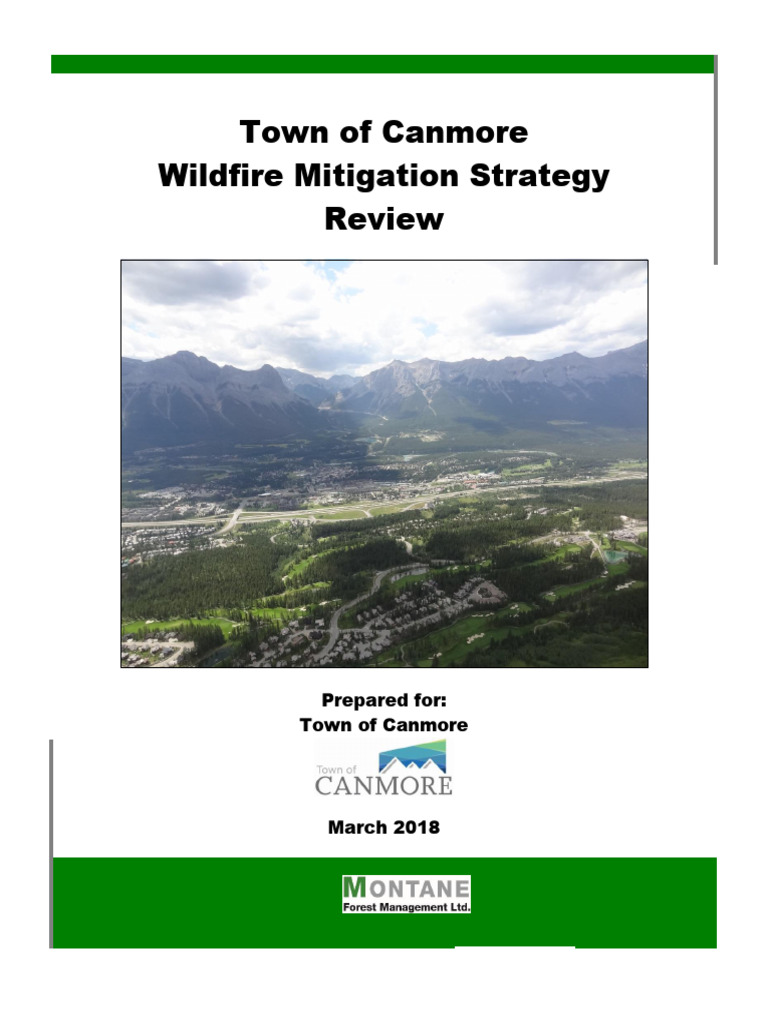 Canmore Wildfire Mitigation Strategy Review | PDF | Wildfire ...