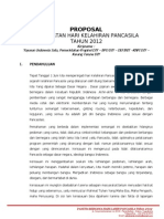 Proposal Hari Kelahiran Pancasila 2012