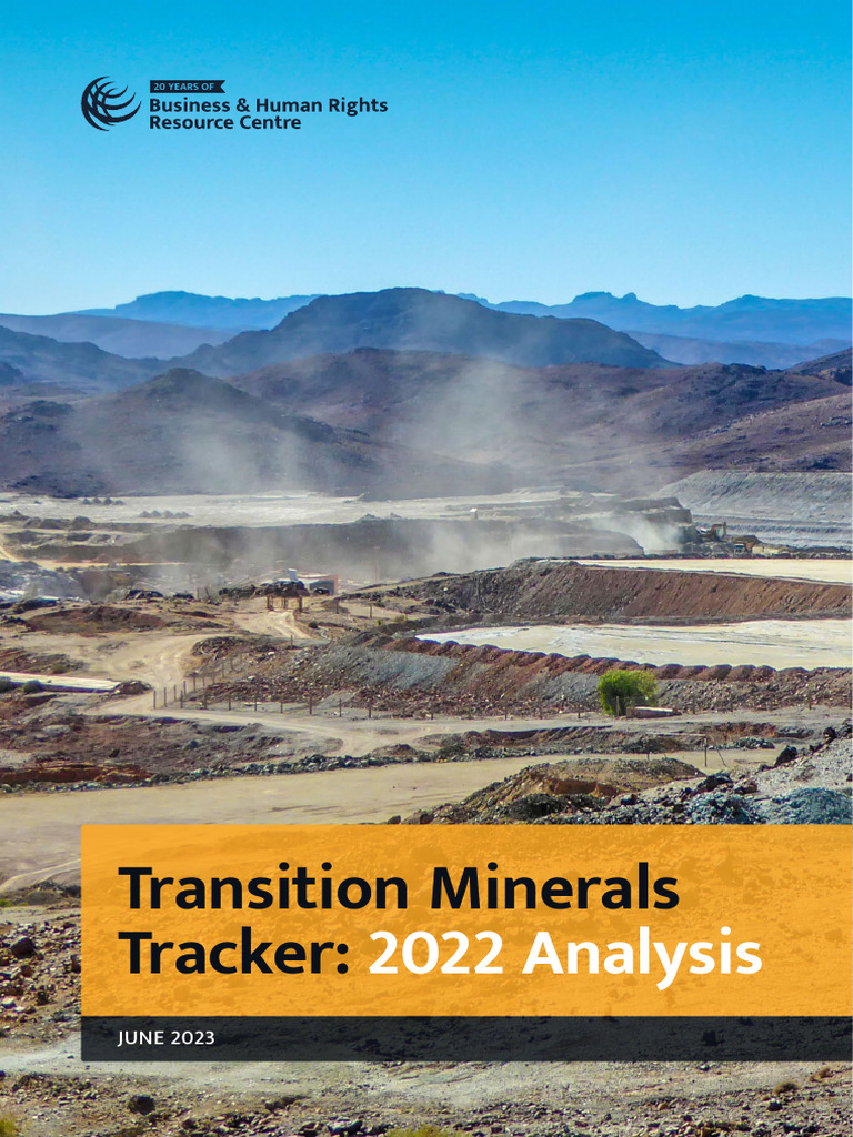 2023 Transition Minerals Tracker JX5pGvf | PDF | Mining | Corruption