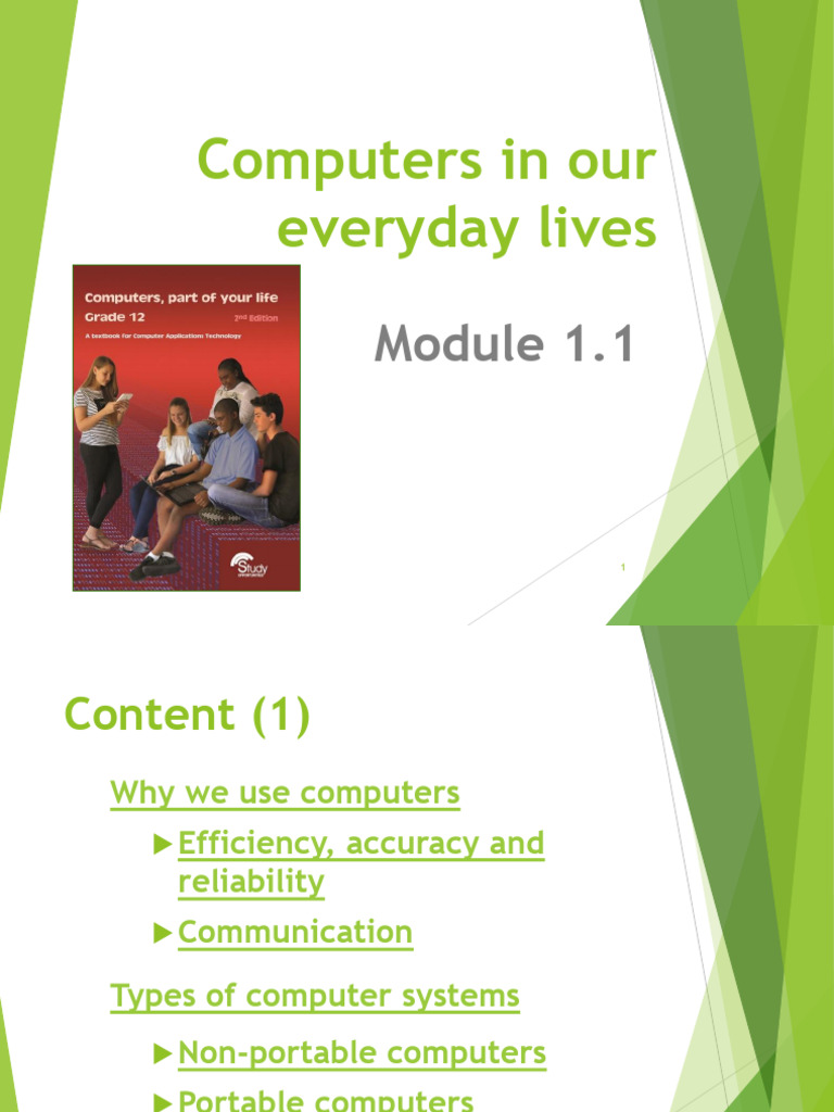 Understanding Computers in Daily Life | PDF | Laptop | Information ...