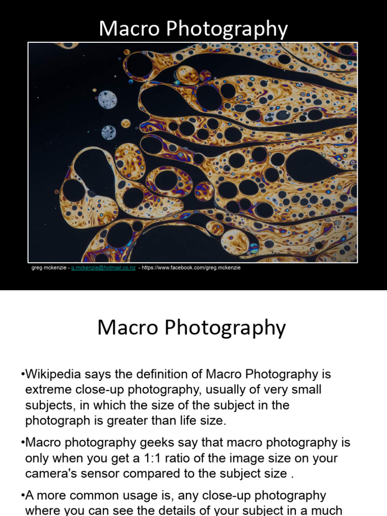 Ultimate Guide to Macro Photography | PDF | Macro Photography | Camera Lens