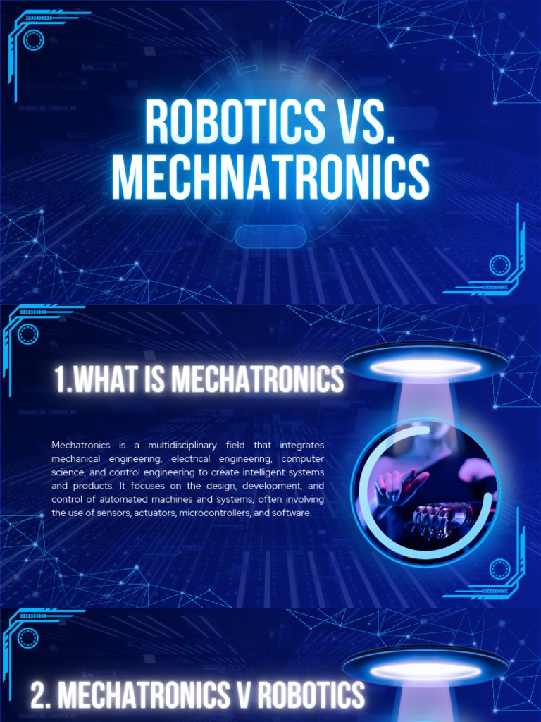 Understanding Mechatronics and AI Integration | PDF