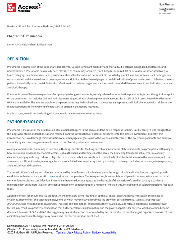 Understanding Pneumonia: Types and Causes | PDF | Pneumonia ...