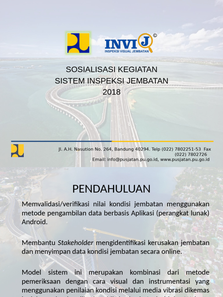 Step 4 (Invij Inspeksi Jembatan_2018) | PDF