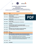 2012 May Sukuk Conference World Bank Agenda