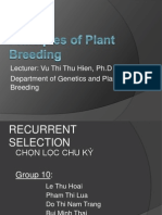 Lecturer: Vu Thi Thu Hien, PH.D Department of Genetics and Plant Breeding