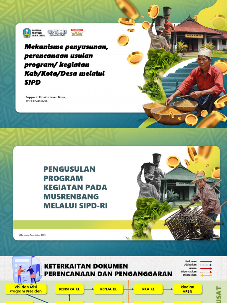 Panduan Usulan Program SIPD 2025 | PDF