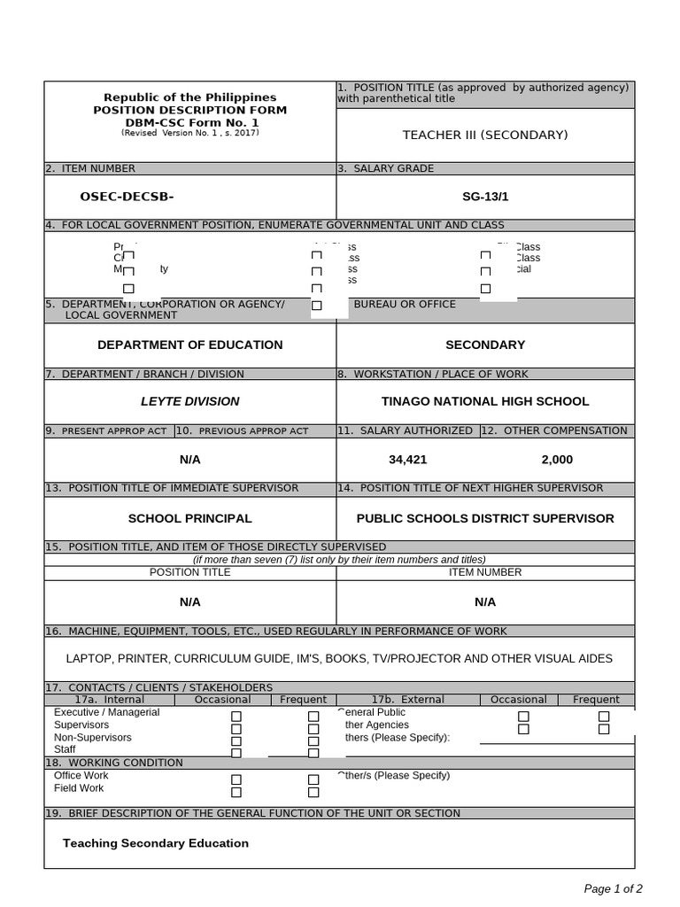 PDF T3 JHS | PDF | Learning | Teachers