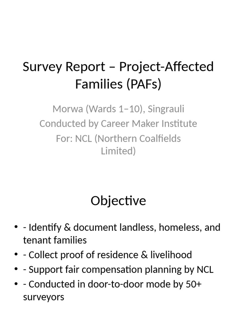 CMI NCL Survey Report Presentation | PDF