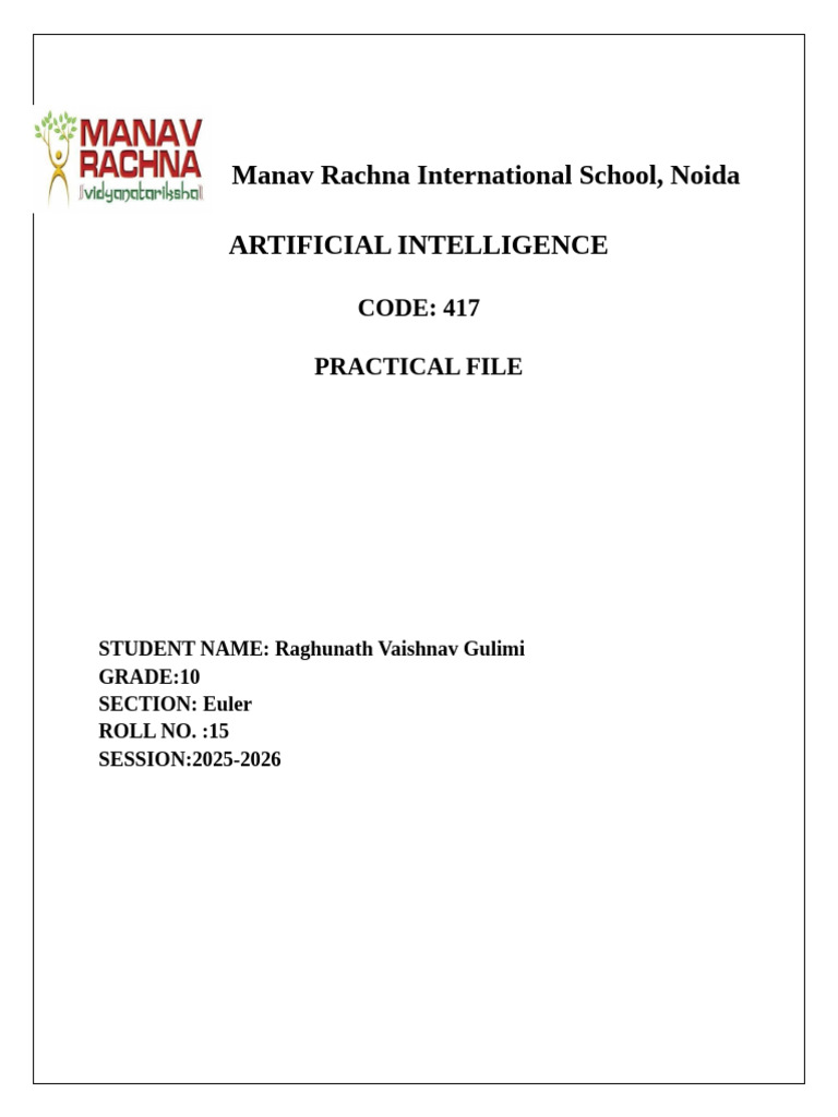 Grade 10 AI File Format | PDF