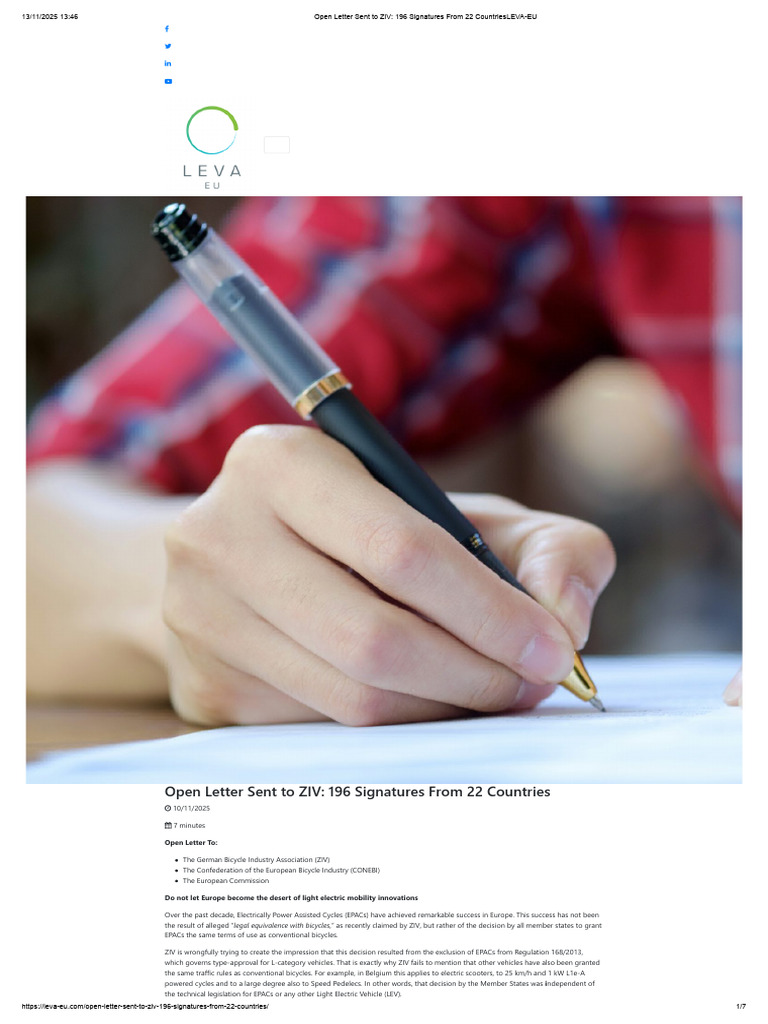Open Letter Sent To ZIV - 196 Signatures From 22 CountriesLEVA-EU ...