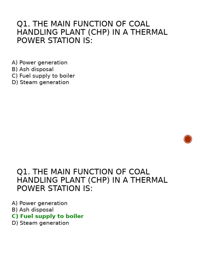 Coal Handling Plant Functions in CHP | PDF | Cogeneration | Coal