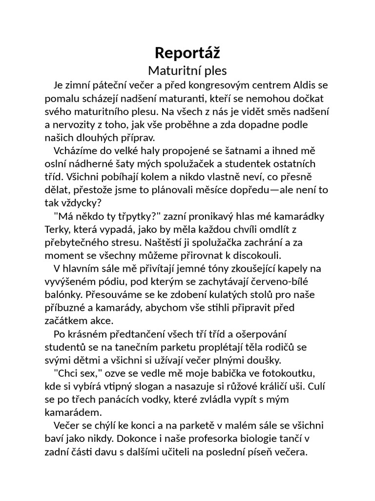 Reportáž | PDF