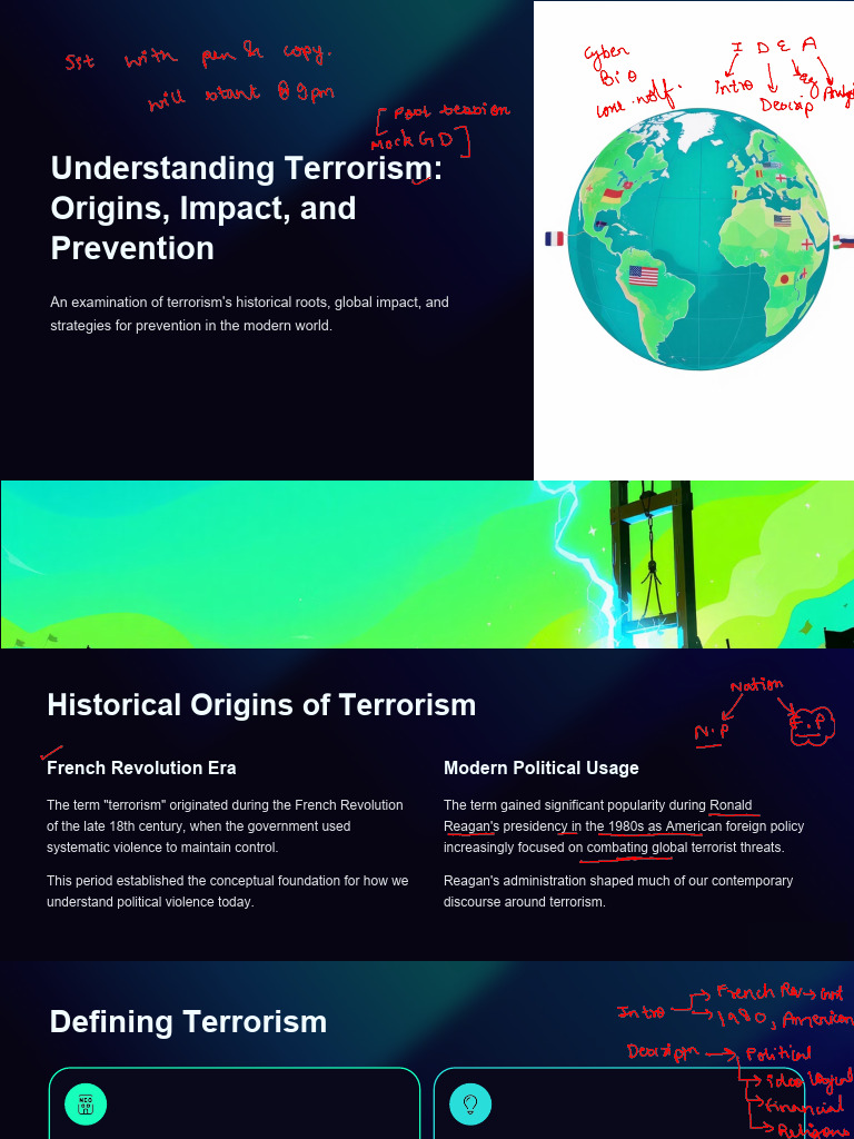 Understanding Terrorism: Causes & Solutions | PDF | Violence