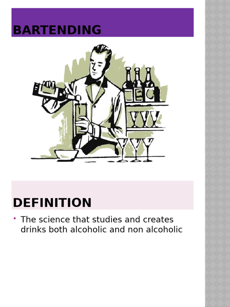 Bartending | PDF | Brewing | Drink