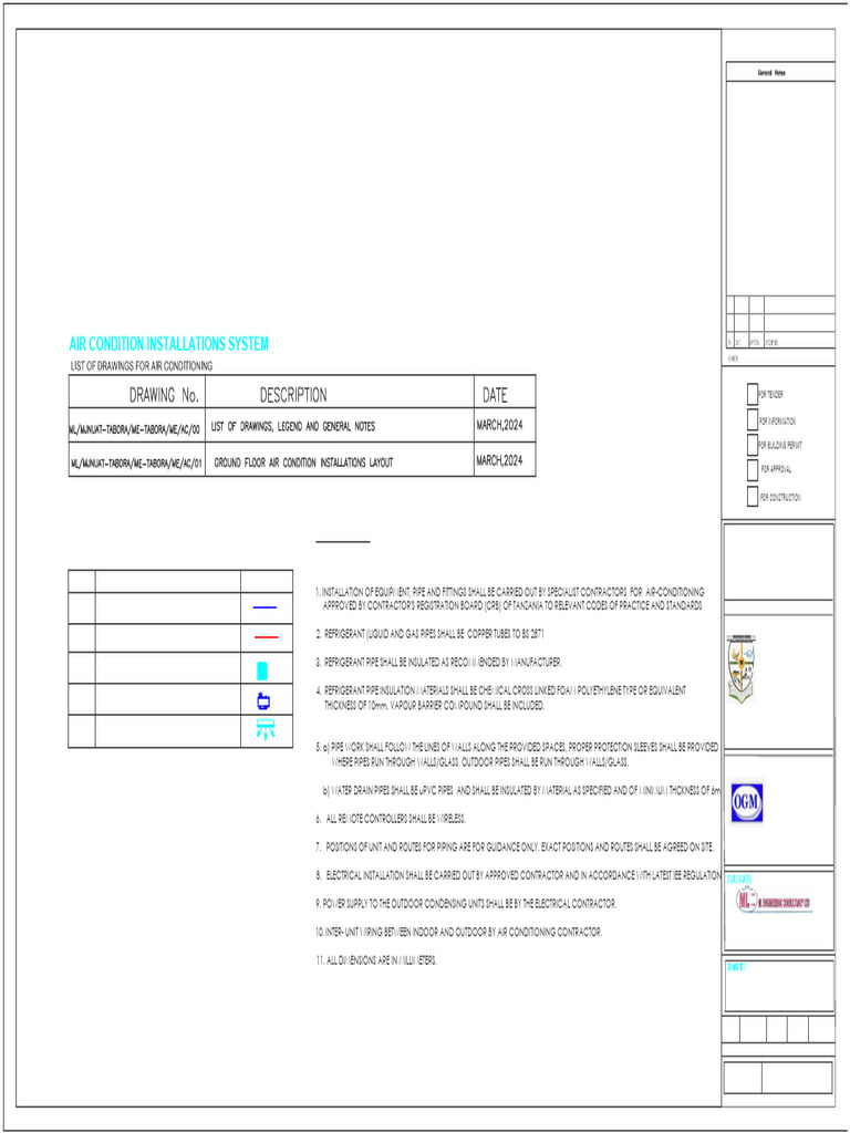 Cafeteria Mec Services | PDF | Pipe (Fluid Conveyance) | Air Conditioning